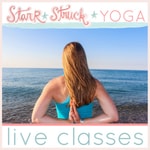 Logo of the podcast Starr Struck Yoga: Live Yoga Classes Podcast Starr Struck Yoga: Live Yoga Classes