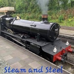 Logo of the podcast Steam and Steel Podcast Steam and Steel