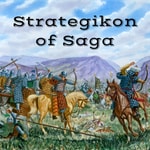Logo of the podcast Strategikon of Saga: Kansas City podcast of Tactics for Saga, a miniatures game from Studio Tomahawk Podcast Strategikon of Saga: Kansas City podcast of Tactics for Saga, a miniatures game from Studio Tomahawk