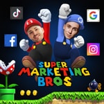 Logo of the podcast Super Marketing Bros Missing podcast logo