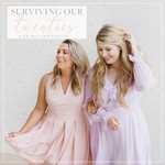 Logo of the podcast Surviving Our 20s with Alex & Kennedy Missing podcast logo