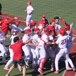 Logo of the podcast Talking Hoosier Baseball from iubase.com Podcast Talking Hoosier Baseball from iubase.com
