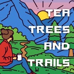 Logo of the podcast Tea Trees and Trails Missing podcast logo