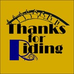 Logo of the podcast Thanks for Riding Missing podcast logo