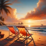 Logo of the podcast The Deckchairs Podcast: A Music Podcast Missing podcast logo