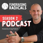 Logo of the podcast The Fundraising Radicals Missing podcast logo