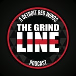 Logo of the podcast The Grind Line - A Detroit Red Wings Podcast