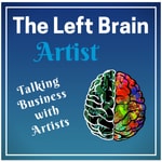 Logo of the podcast The Left Brain Artist Missing podcast logo