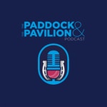 Logo of the podcast The Paddock and The Pavilion - The Horse Racing and Cricket Podcast