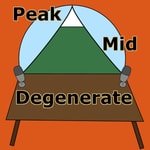 Logo of the podcast The Peak, The Mid, and The Degenerate Podcast The Peak, The Mid, and The Degenerate