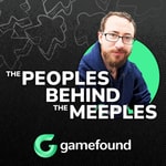 Logo of the podcast The Peoples Behind The Meeples Podcast The Peoples Behind The Meeples
