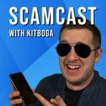 Logo of the podcast The Scamcast with Kitboga