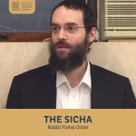 Logo of the podcast The Sicha, Rabbi Fishel Oster Podcast The Sicha, Rabbi Fishel Oster