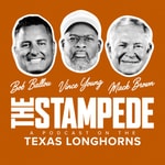 Logo of the podcast THE STAMPEDE: A Podcast on the Texas Longhorns
