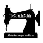 Logo of the podcast The Straight Stitch: A Podcast About Sewing and Other Fiber Arts. Logo of the podcast The Straight Stitch: A Podcast About Sewing and Other Fiber Arts.