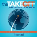Logo of the podcast The Take-Off. Tales&Tips to work abroad Podcast The Take-Off. Tales&Tips to work abroad