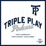 Logo of the podcast The Triple Play Podcast with Joba Chamberlain, Chris Schmidt, and Elijah Herbel Podcast The Triple Play Podcast with Joba Chamberlain, Chris Schmidt, and Elijah Herbel