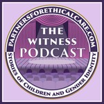Logo of the podcast The Witness: True Stories of Children and Gender Identity Podcast The Witness: True Stories of Children and Gender Identity