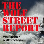 Logo of the podcast THE WOLF STREET REPORT Podcast THE WOLF STREET REPORT
