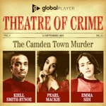 Logo of the podcast Theatre of Crime Podcast Theatre of Crime