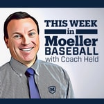 Logo of the podcast This week in Moeller Baseball . . . Podcast This week in Moeller Baseball . . .