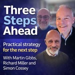 Logo of the podcast Three Steps Ahead Podcast Three Steps Ahead