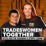 Logo of the podcast Tradeswomen Together Podcast Tradeswomen Together