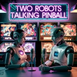 Logo of the podcast Two Robots Talking Pinball Podcast Two Robots Talking Pinball
