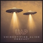 Logo of the podcast UAP Unidentified Alien Podcast