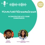 Logo of the podcast #UnmuteWithDreamaDream Podcast #UnmuteWithDreamaDream