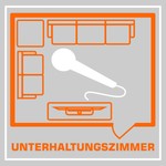 Logo of the podcast Unterhaltungszimmer Missing podcast logo
