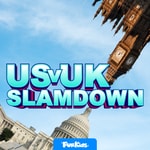Logo of the podcast US vs. UK Slamdown: Kids Guide to American & British Politics Podcast US vs. UK Slamdown: Kids Guide to American & British Politics