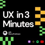 Logo of the podcast UX in 3 Minutes Podcast UX in 3 Minutes