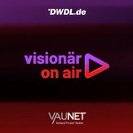 Logo of the podcast visionär on air Podcast visionär on air