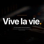 Logo of the podcast Vive la vie. Podcast Vive la vie.