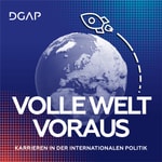 Logo of the podcast Volle Welt Voraus – Karrieren in der internationalen Politik Podcast Volle Welt Voraus – Karrieren in der internationalen Politik