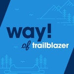 Logo of the podcast way! of trailblazer Podcast way! of trailblazer