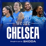 Logo of the podcast We Are Chelsea 