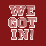Logo of the podcast We Got In! Podcast We Got In!