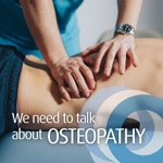Logo of the podcast We need to talk about OSTEOPATHY Podcast We need to talk about OSTEOPATHY