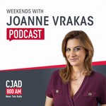 Logo of the podcast Weekends with Joanne Vrakas Podcast Weekends with Joanne Vrakas