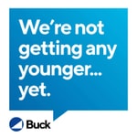 Logo of the podcast We're not getting any younger... yet.