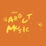 Logo of the podcast what about music Podcast what about music