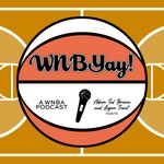 Logo of the podcast WNBYay! Podcast WNBYay!