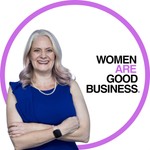 Logo of the podcast Women Are Good Business Podcast Women Are Good Business
