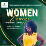 Logo of the podcast Women Emerge with Mellisa Lambert Podcast Women Emerge with Mellisa Lambert