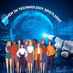 Logo of the podcast Women In Technology Spotlight Podcast Women In Technology Spotlight