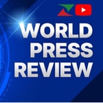 Logo of the podcast World Press Review Missing podcast logo