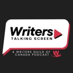 Logo of the podcast Writers Talking Screen Missing podcast logo